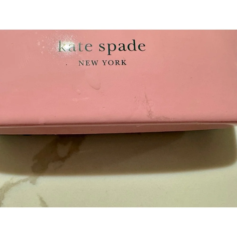 Kate Spade Authentic Hard Clamshell Eyeglasses Case Pink W Cloth Sunglasses